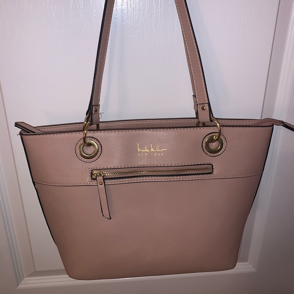 Pink over the shoulder purse